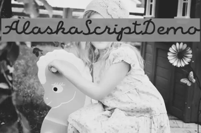 AlaskaScriptDemo Font examples