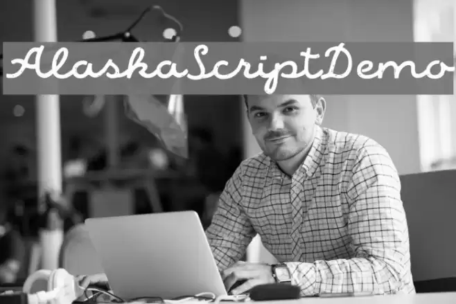 AlaskaScriptDemo Font examples