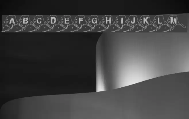 Alaskan Ice Font examples