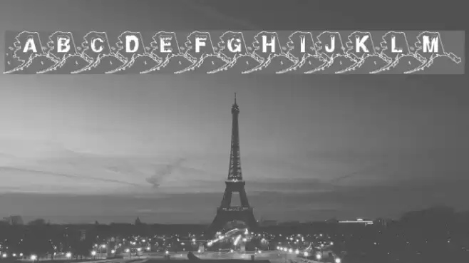 Alaskan Ice Font examples