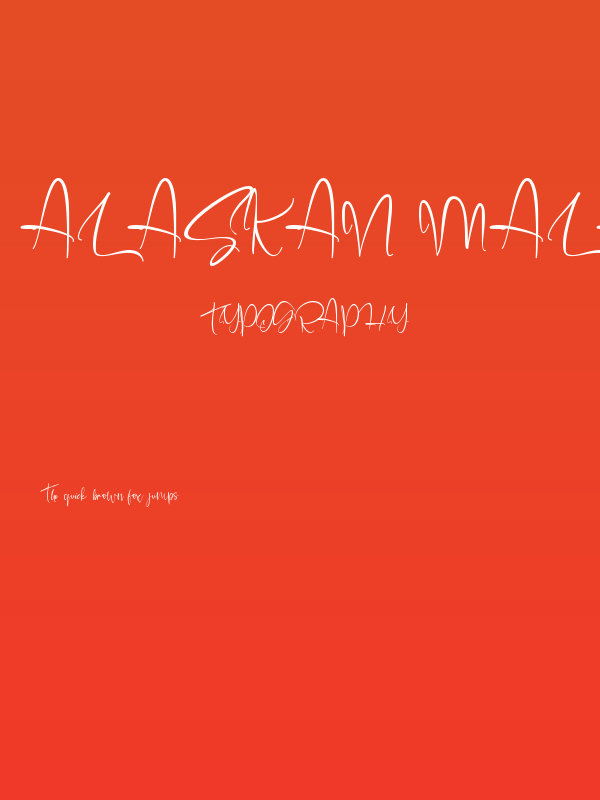 Alaskan malamute Poster