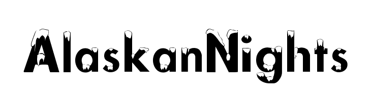 AlaskanNights Font