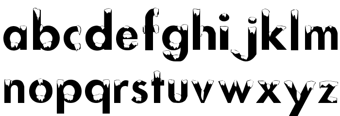 AlaskanNights Font LOWERCASE