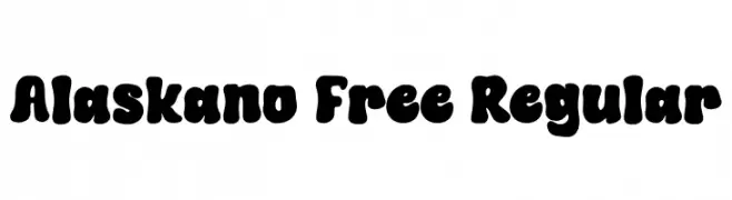 Alaskano Free Regular  フリーフォントのダウンロード