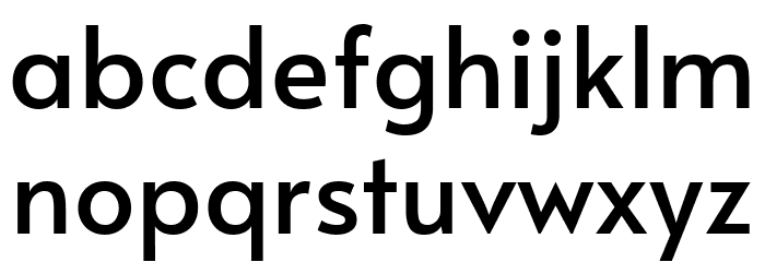 Alata Regular Font LOWERCASE