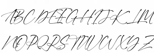 Alatas Script Шрифта ВЕРХНИЙ