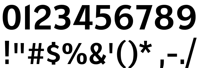 Alatsi Regular Font OTHER CHARS