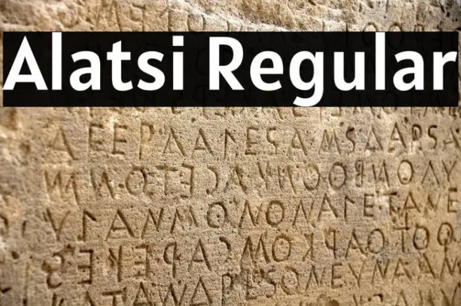 Alatsi Regular Example 1
