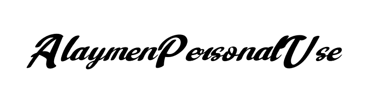 Alaymen Personal Use  Frei Schriftart Herunterladen
