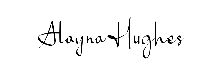 Alayna Hughes  لخطوط تنزيل