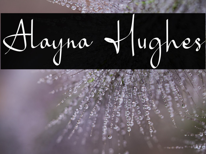 Alayna Hughes Example 3