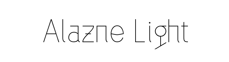 Alazne Light Fonte
