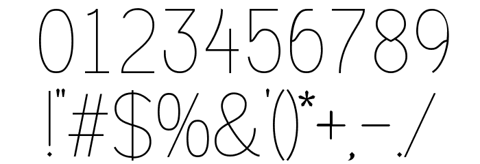 Alazne Light Font OTHER CHARS