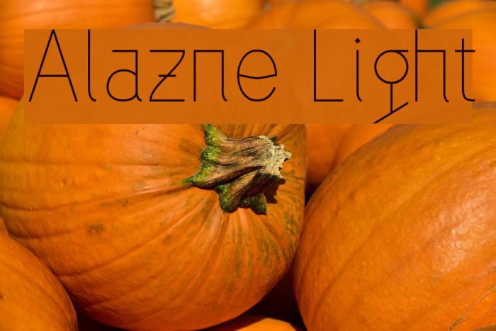 Alazne Light Font examples