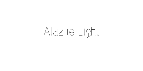 Alazne Light Logo
