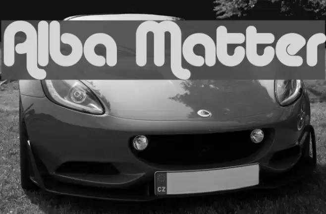Alba Matter Font examples