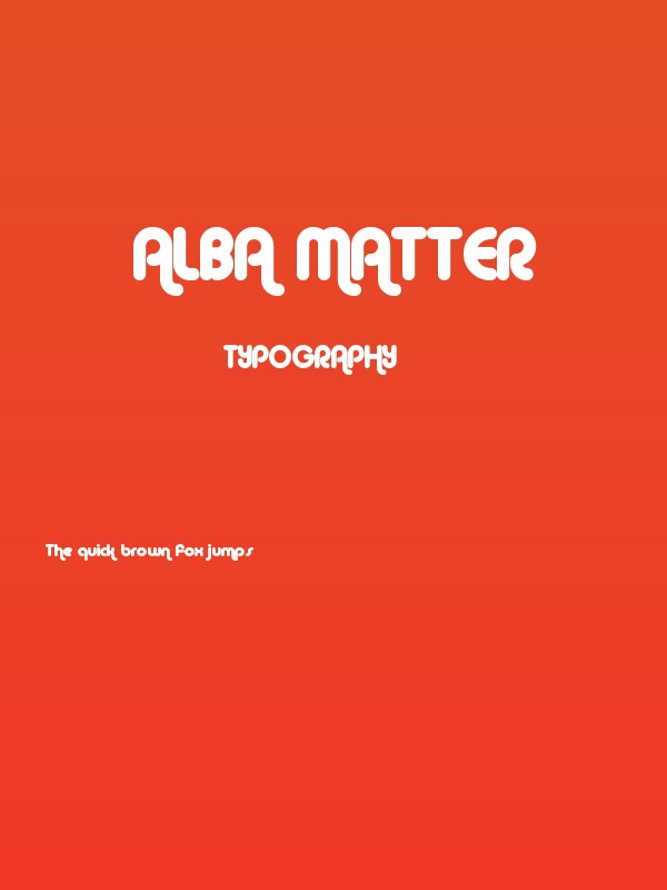 Alba Matter Poster