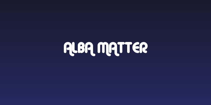 Alba Matter Social Header