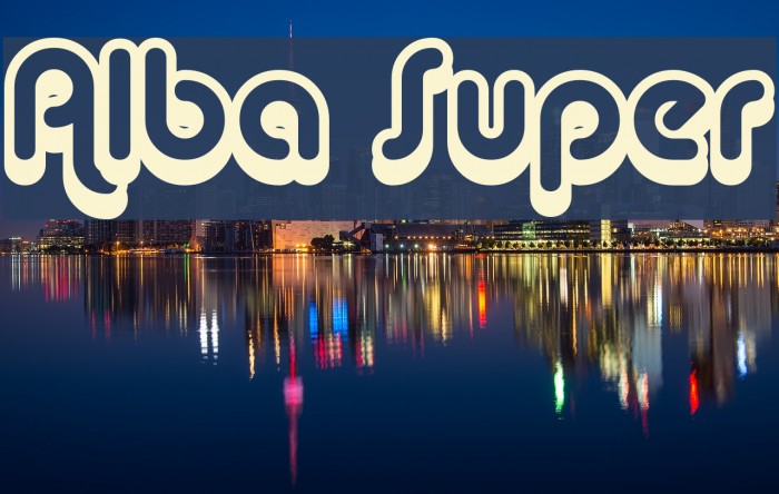 Alba Super Font examples