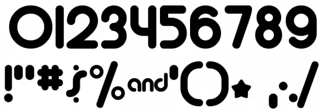 Alba Шрифта ДРУГИЕ символов