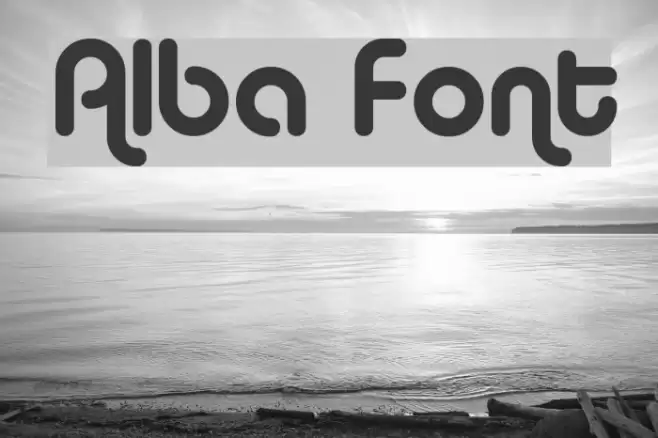 Alba Шрифта examples