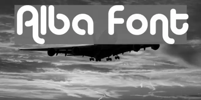 Alba Шрифта examples