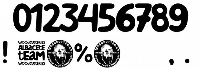 Albacete team Font OTHER CHARS