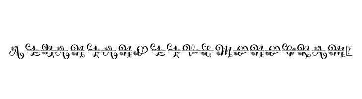 Albanian Olive Monogram 2  Frei Schriftart Herunterladen