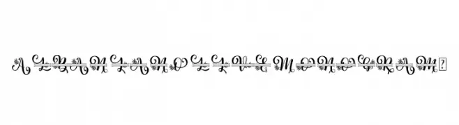 Albanian Olive Monogram 2  フリーフォントのダウンロード