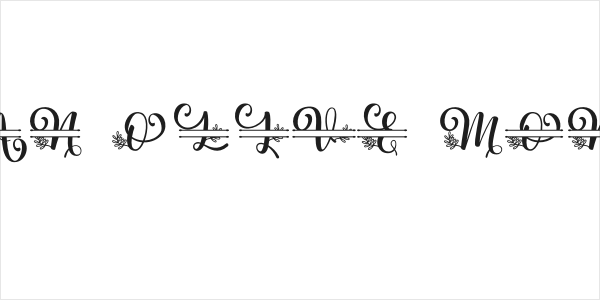 Albanian Olive Monogram 2 Logo