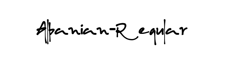 Albanian-Regular  Fuentes Gratis Descargar