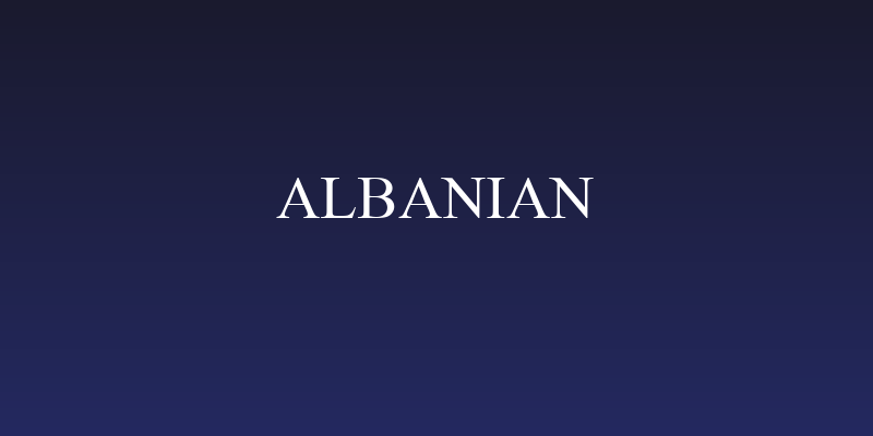 Albanian Social Header