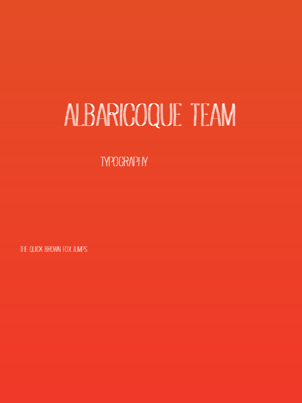 Albaricoque Team Poster