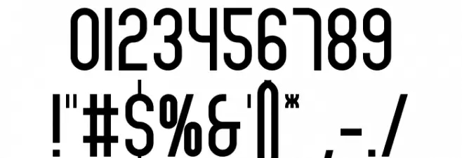 AlbasSans-Regular Font OTHER CHARS