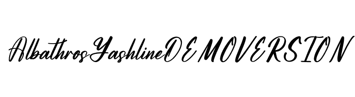 Albathros Yashline DEMO VERSION  Descarca Fonturi Gratis