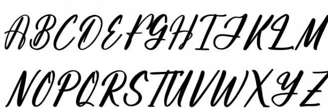 Albathros Yashline DEMO VERSION फ़ॉन्ट अपरकेस