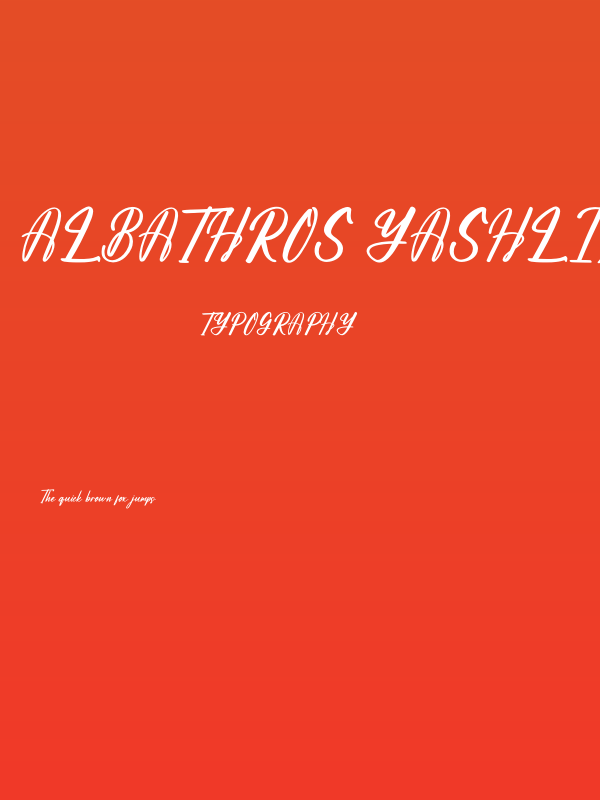 Albathros Yashline DEMO VERSION Poster