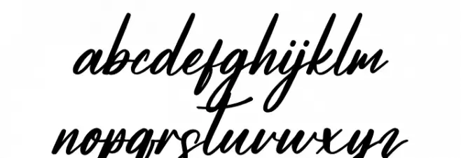 Albathros Yashline DEMO VERSION फ़ॉन्ट लोअरकेस