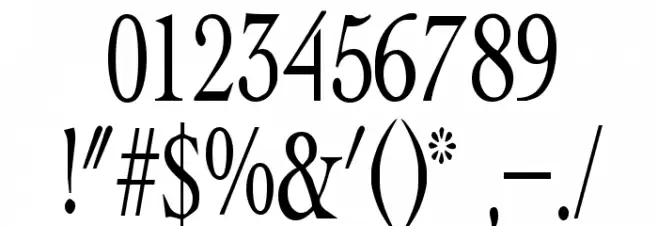 Albatross Regular Font OTHER CHARS