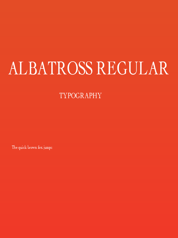 Albatross Regular Poster