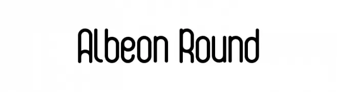Albeon Round  नि: शुल्क फ़ॉन्ट्स डाउनलोड