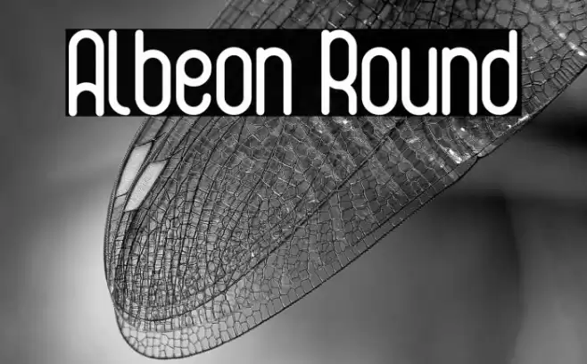 Albeon Round Font examples