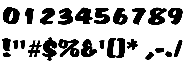 Albert Regular Font Alte caractere