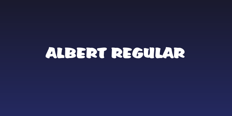 Albert Regular Social Header