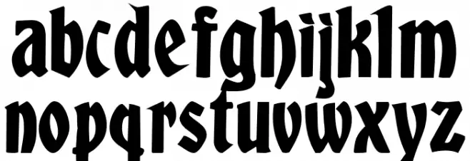 Albert Text UNZ1 字体 小写