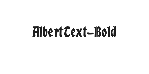 AlbertText-Bold Logo