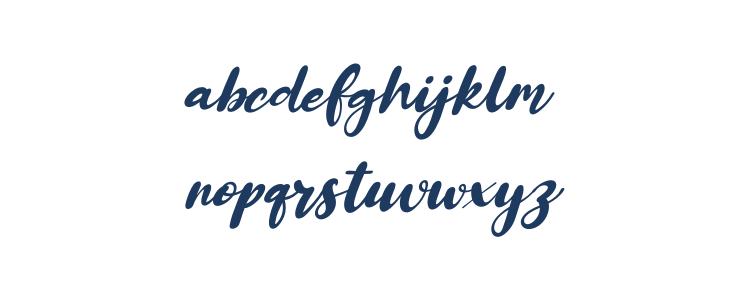 Alberteen Italic Lowercase