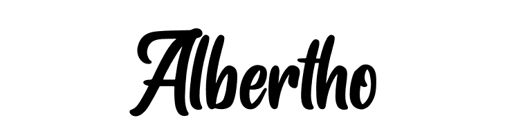 Albertho  नि: शुल्क फ़ॉन्ट्स डाउनलोड