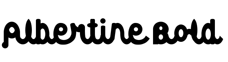 Albertine Bold  フリーフォントのダウンロード