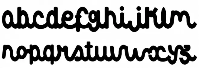 Albertine Bold फ़ॉन्ट लोअरकेस